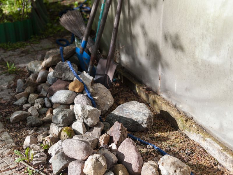 Rock Wall Landscaping detail