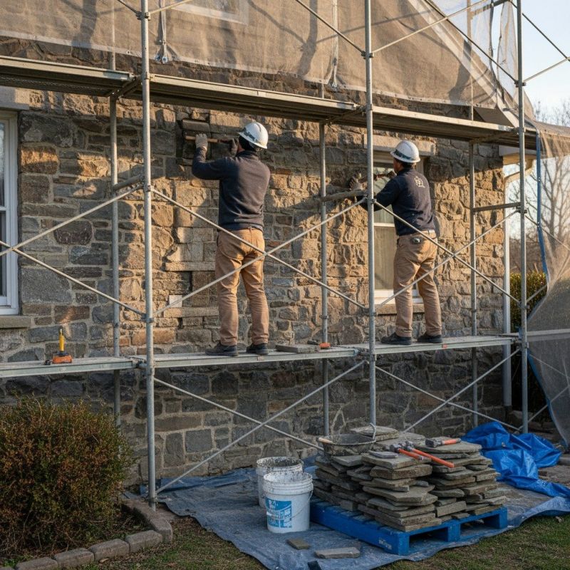 Stone Cladding Installation